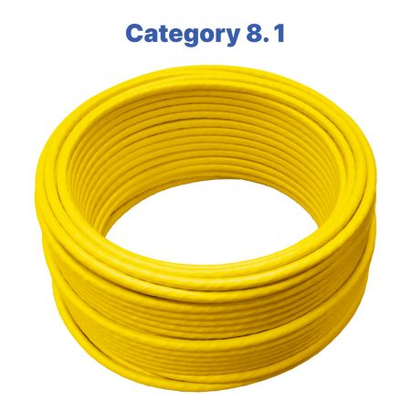 Kabel Cat.8 S/FTP 22 AWG Solid - Kable Cat 8 22 AWG S/FTP z czystą miedzią